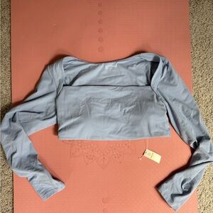 (SOLD) Aerie Long Sleeve Ribbed Bra Top